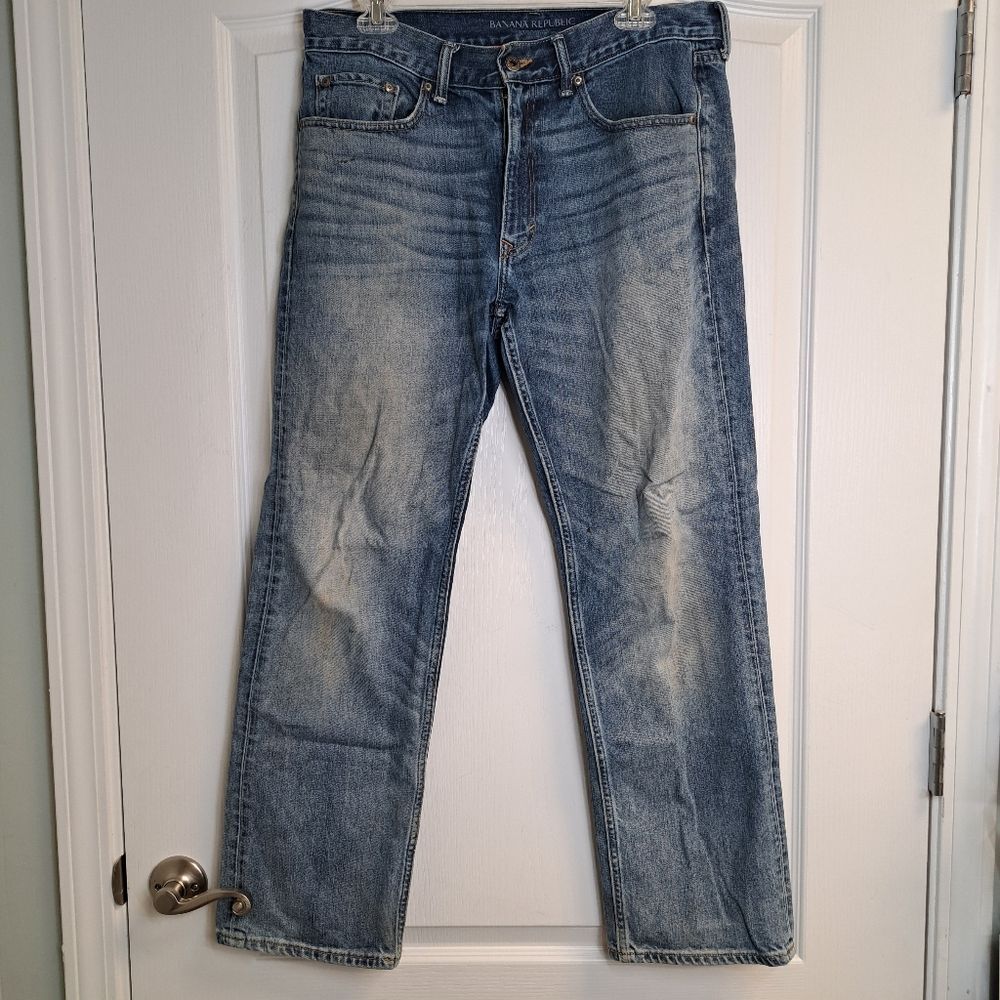 Banana Republic Straight Leg Blue Jeans